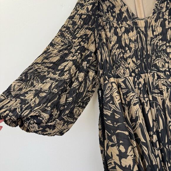 JONATHAN SIMKHAI Tiff Multimedia Chiffon Dress 💚 - Picture 7 of 13